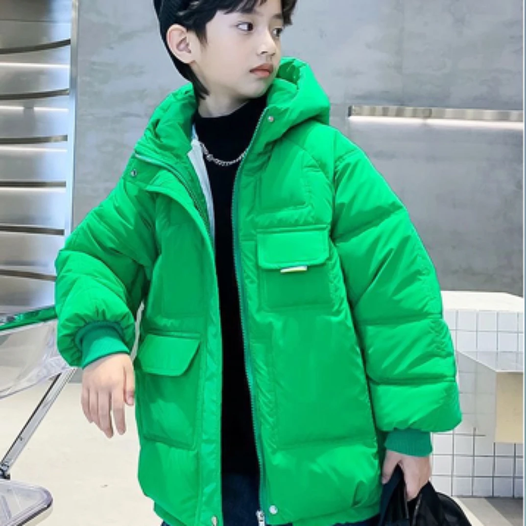 儿童棉服洋气新款冬加厚中大童棉服面包服外套潮