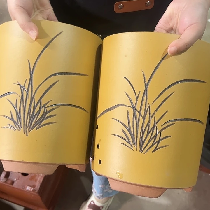 紫砂花盆口径14 18