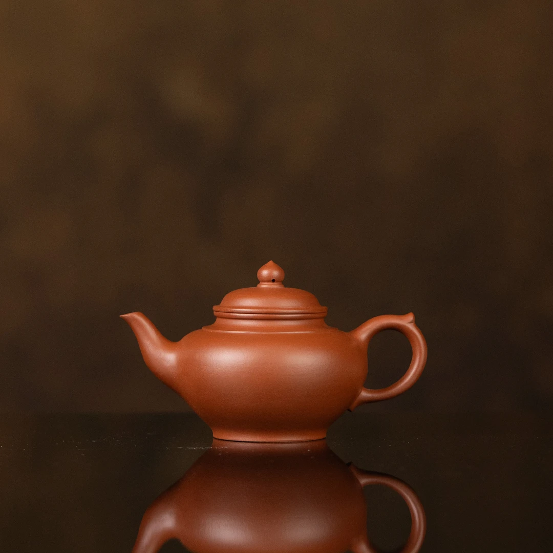 【利贞丨景舟笑樱】原矿红泥 约150cc 手工制作 紫砂壶茶具JS