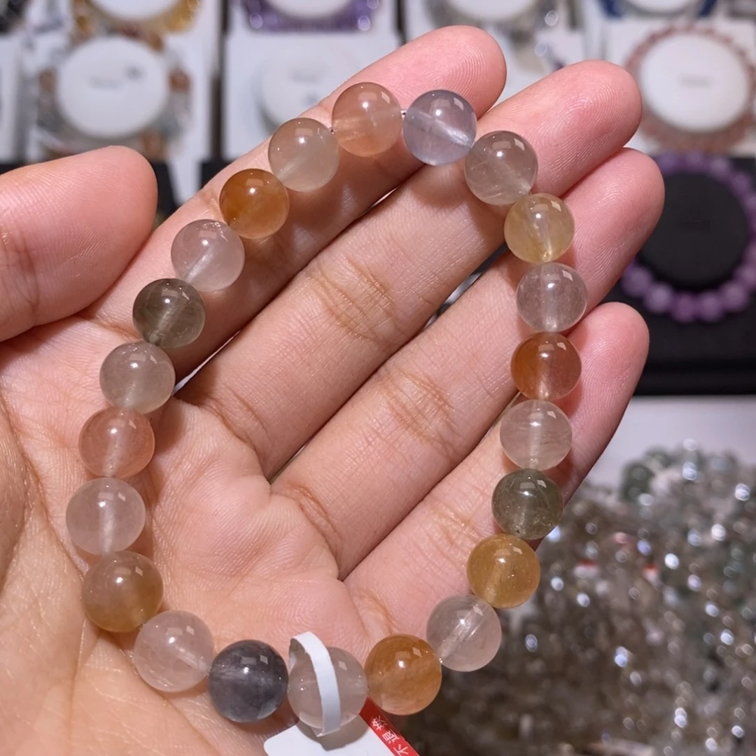 【闪购商品】水晶手链未镶嵌彩兔毛8.8mm