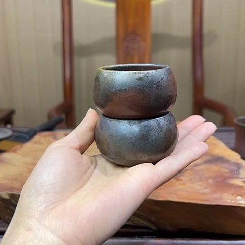 玩*么戬谷龙窑坭兴陶柴烧茶壶825