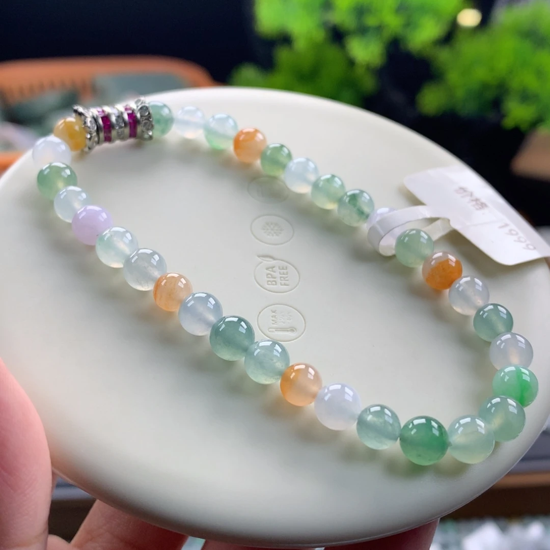 翡翠未镶嵌手链卡6