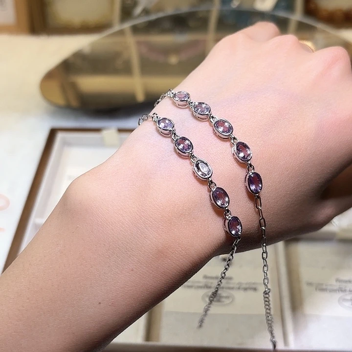 水晶手链未镶嵌玻利维亚紫水晶手链 48小时鉴赏