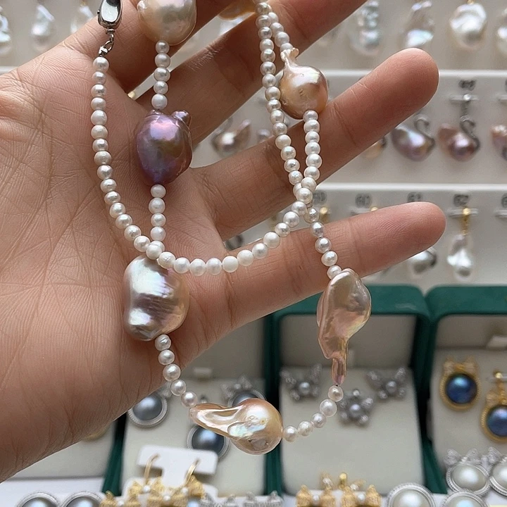 天然珍珠。  漏 漏 漏未镶嵌淡水珍珠