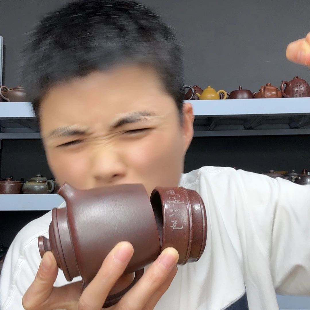 茶壶底槽青民间手艺人全手工制作