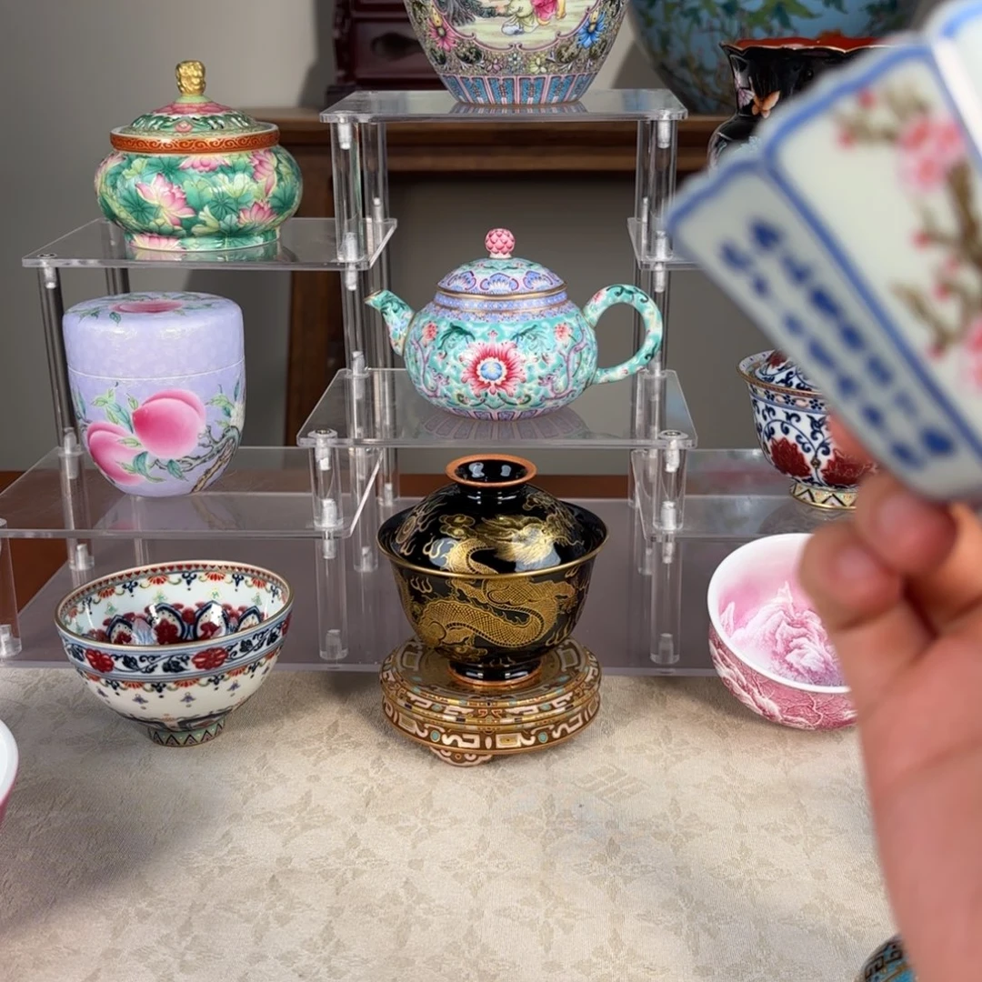 家***犬纯手工手绘 高端茶器