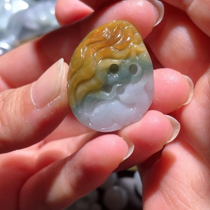 【闪购商品】翡翠颈饰未镶嵌繁****o天然翡翠