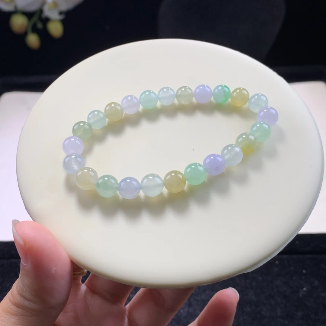 未镶嵌手串翡翠甜甜圈
