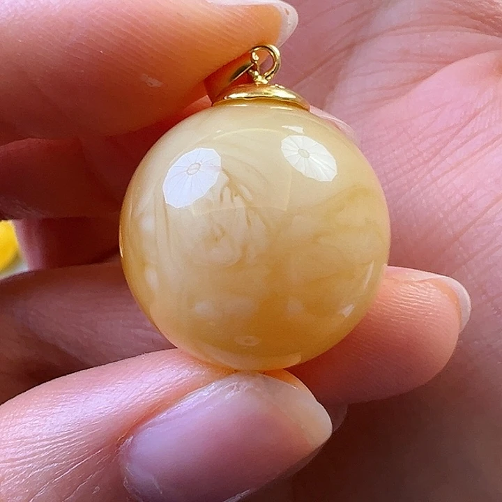 未镶嵌颈饰蜜蜡蜜蜡