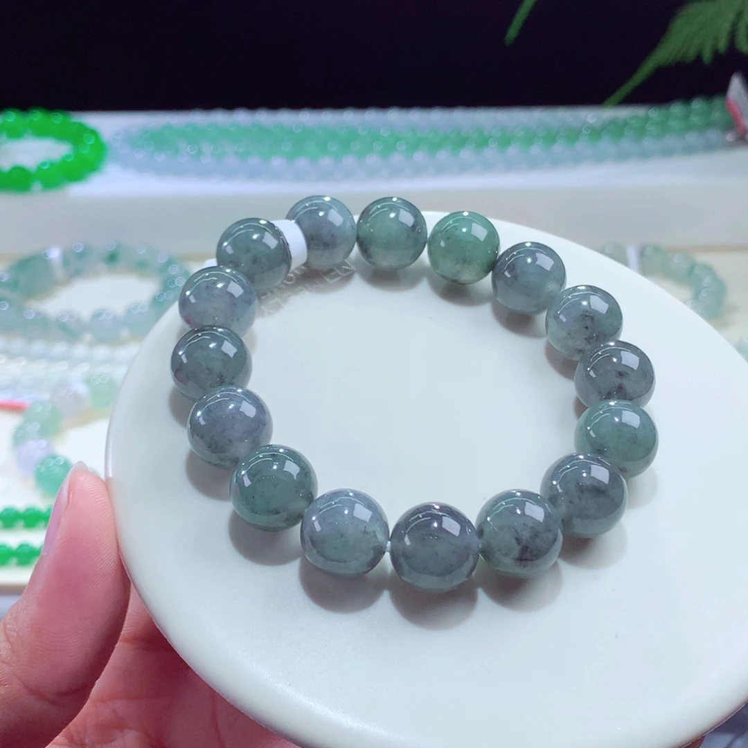 未镶嵌手链翡翠卡12.7