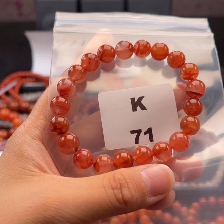 南红玛瑙未镶嵌多样性发货默认微瑕9mm