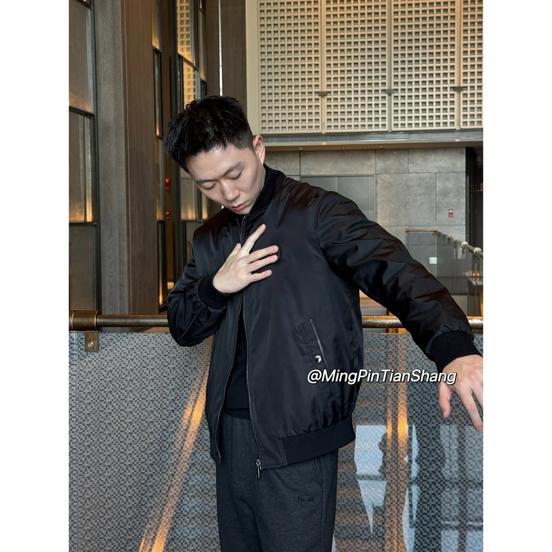 【帽子可拆卸】铭品添尚2025冬季新款男士休闲连帽羽绒服#9968