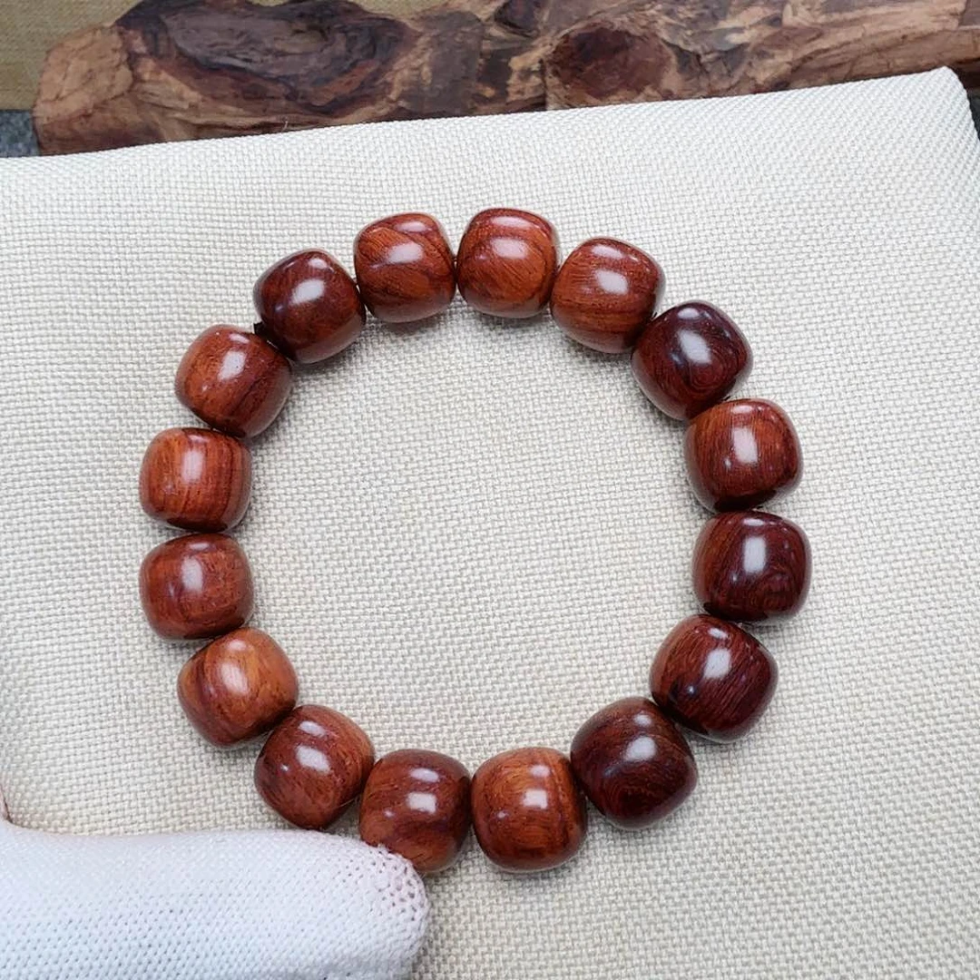 黄花梨/降香黄檀手串/手链将*酒海南黄花梨1314黄褐色油梨