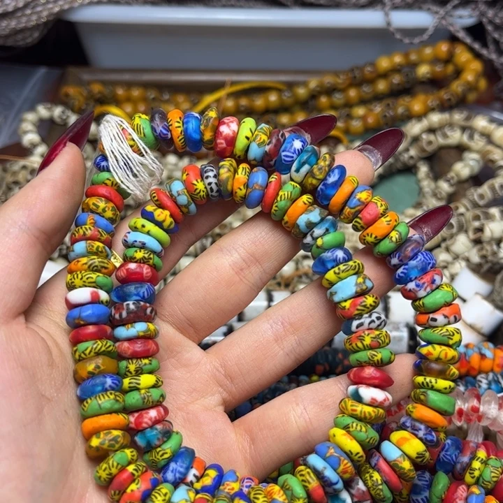 颈饰玻璃7967 甜甜圈一条