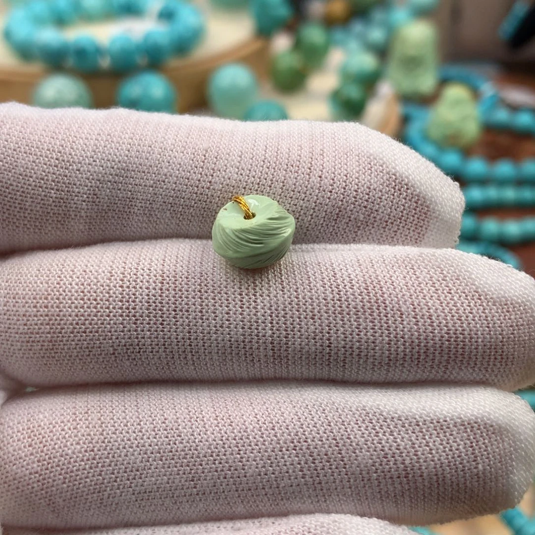 绿松石未镶嵌珠宝奇石9.9mm