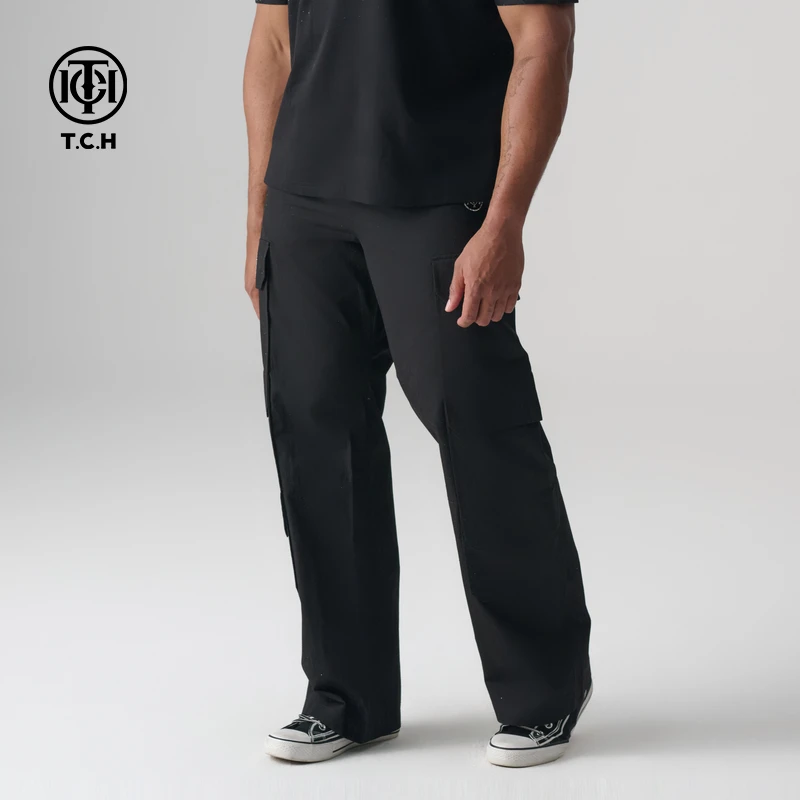 T.C.H/轻奢2025春季新款时尚百搭宽松长裤T72A206099