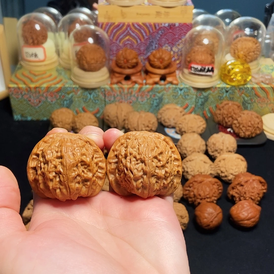 吊坠猴头核桃44金麒麟