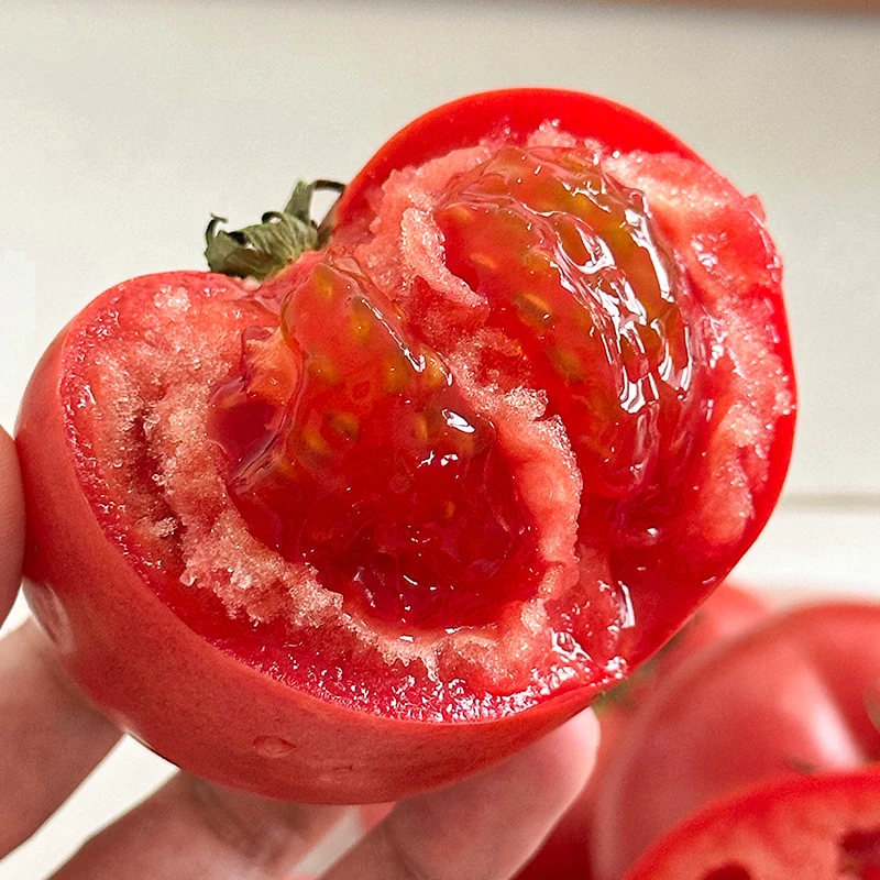 湖北长阳高山西红柿 4.5斤皮薄多汁沙瓤炒菜生吃