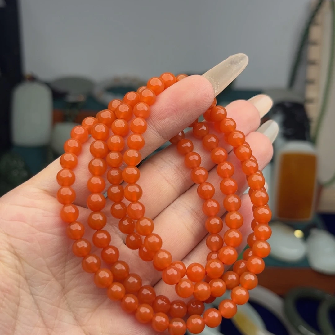未镶嵌手链南红玛瑙
