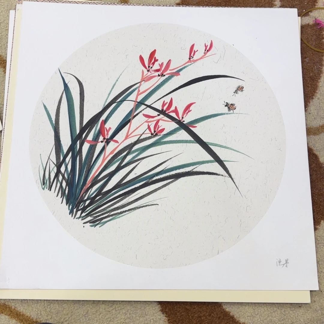 国画38-38卡纸作品艺