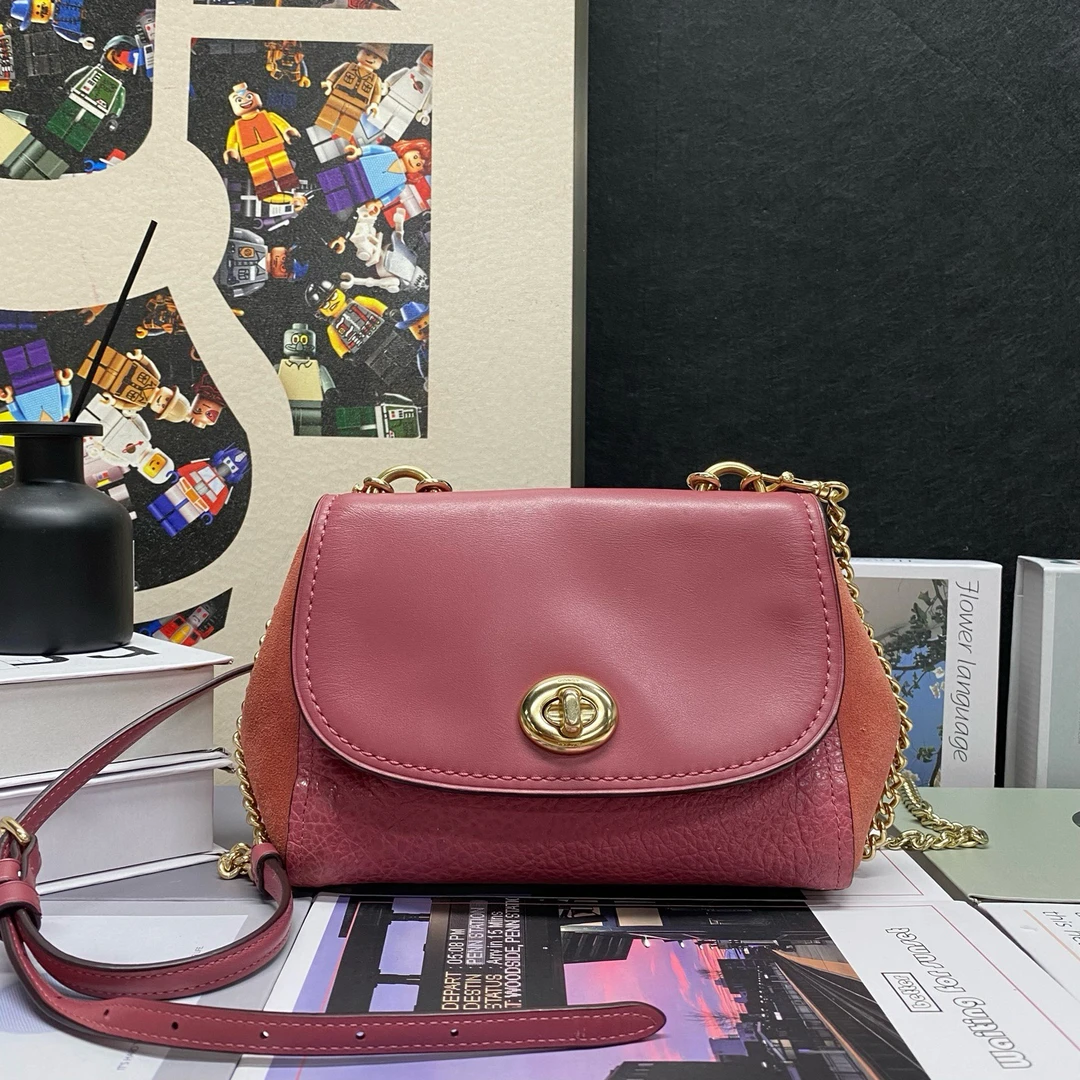 95新 COACH/蔻驰 22247斜挎包20*15