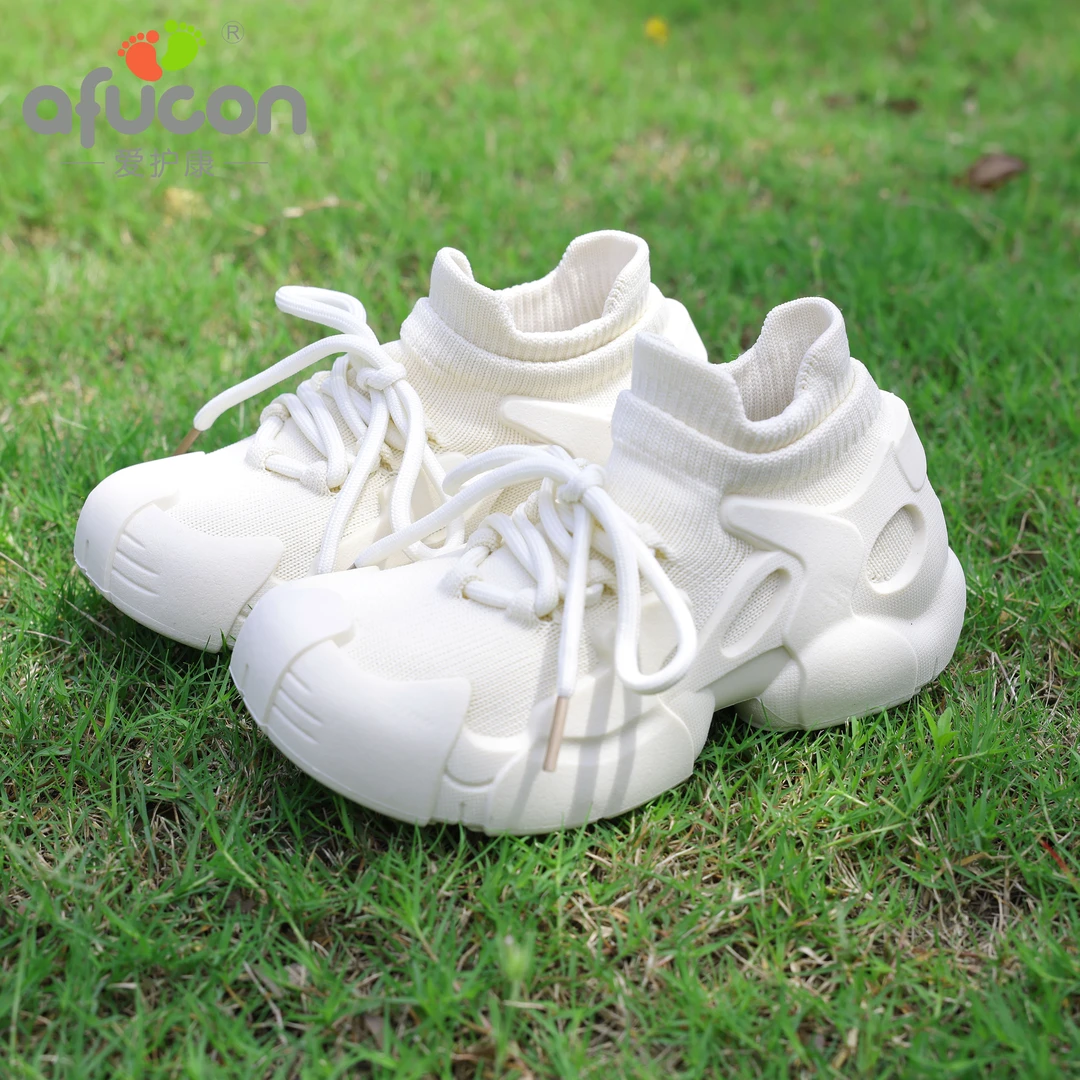 爱护康2025春秋新款儿童成人袜子鞋男女童百搭透气厚底休闲户外