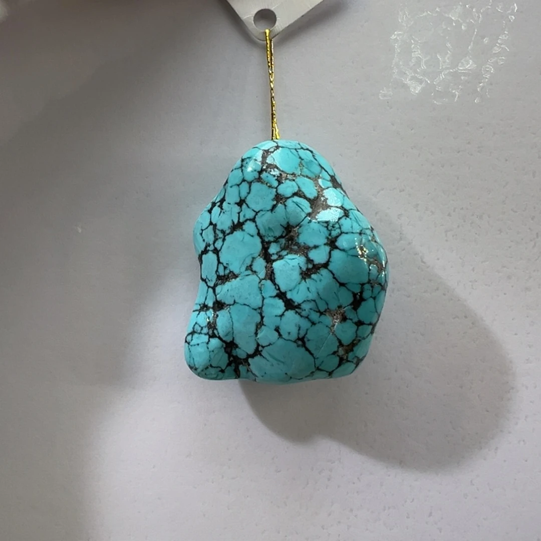 绿松石未镶嵌挂件