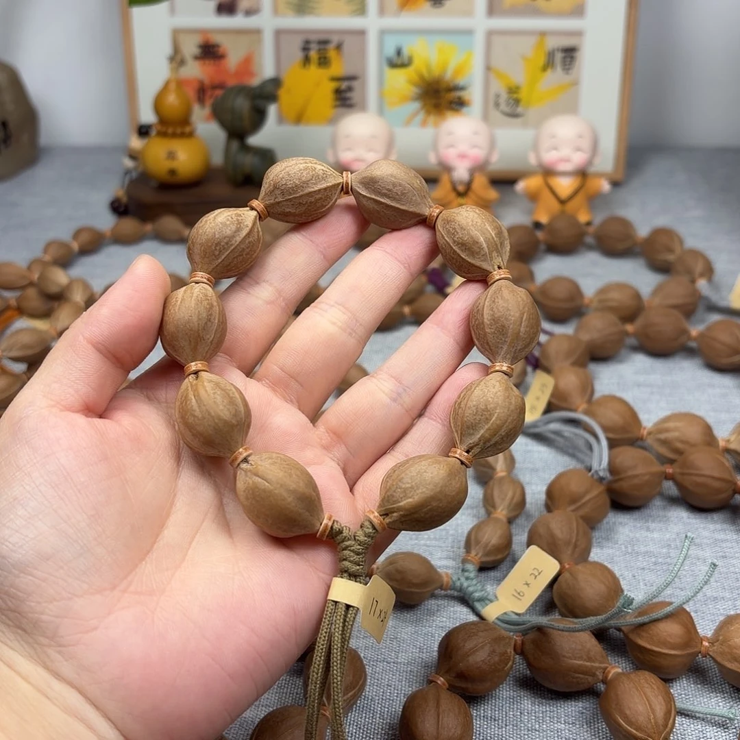 詹***智橄榄核手串梅林铁核17.24橄榄核