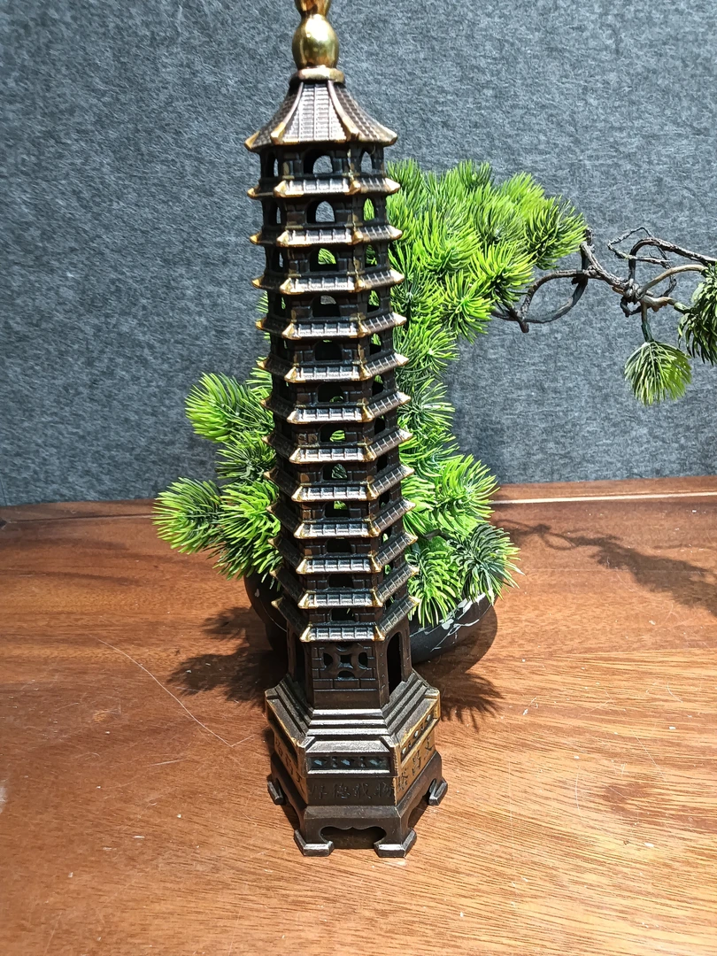 复古文昌塔摆件.