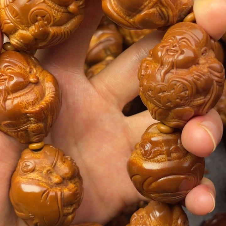 红***果橄榄核吊坠橄榄核