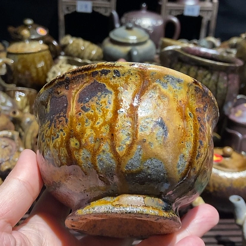 【闪购商品】茶杯紫砂双木大碗200cc