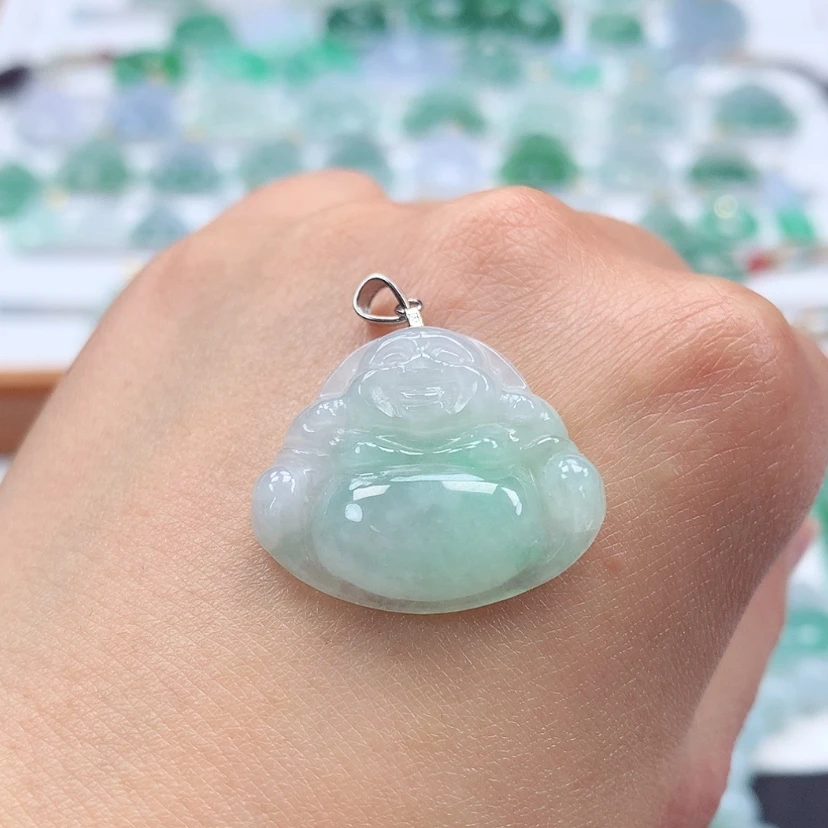 【闪购商品】翡翠吊坠(不含链)银S925镶嵌