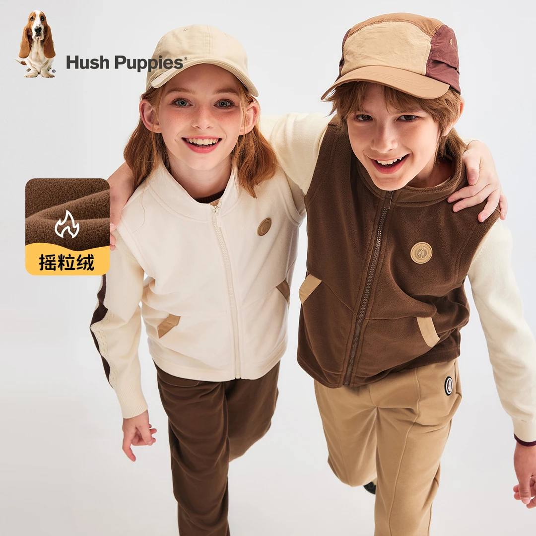 摇粒绒马甲 百搭保暖舒适 暇步士童装新款