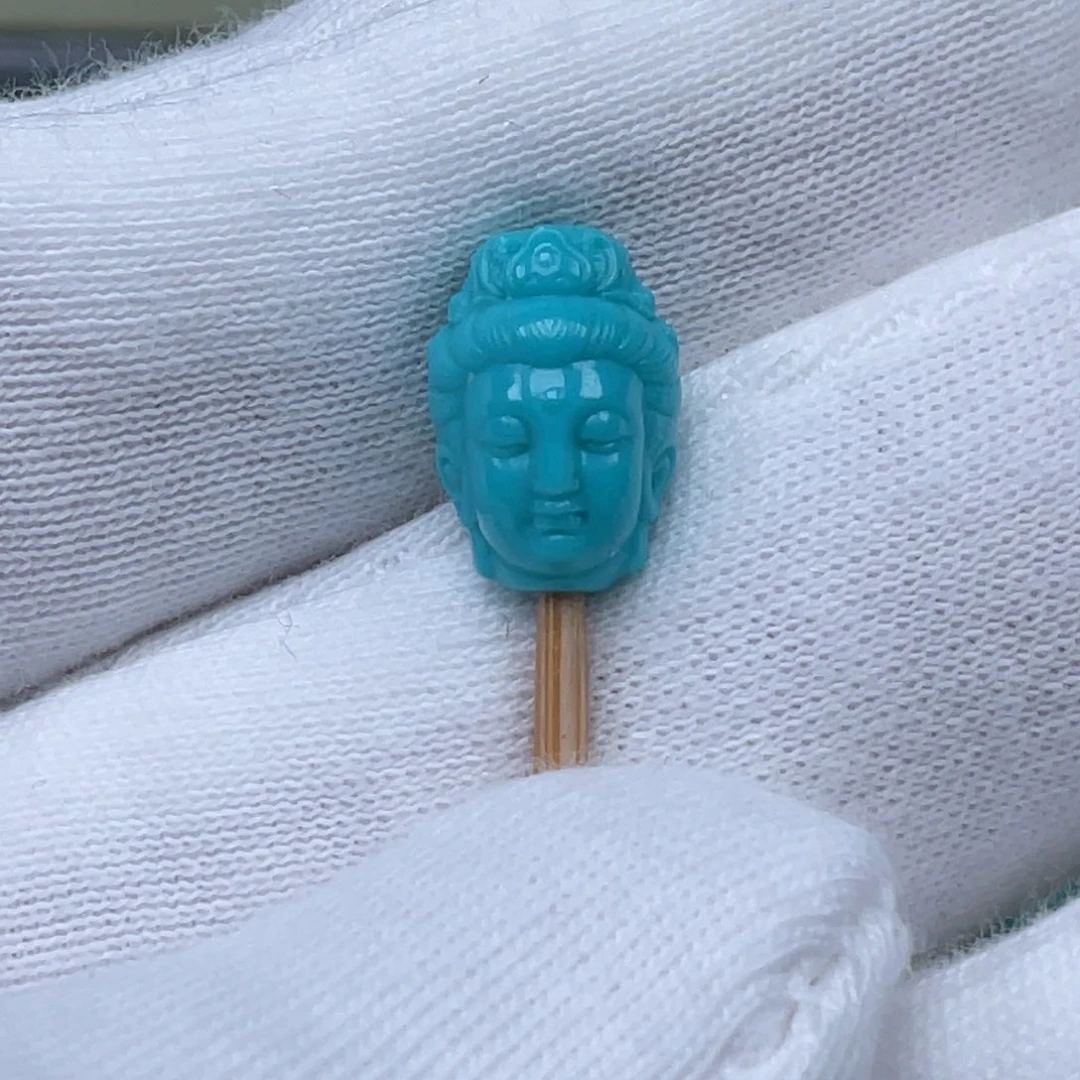 绿松石未镶嵌颈饰11.5✖️8✖️7.2mm