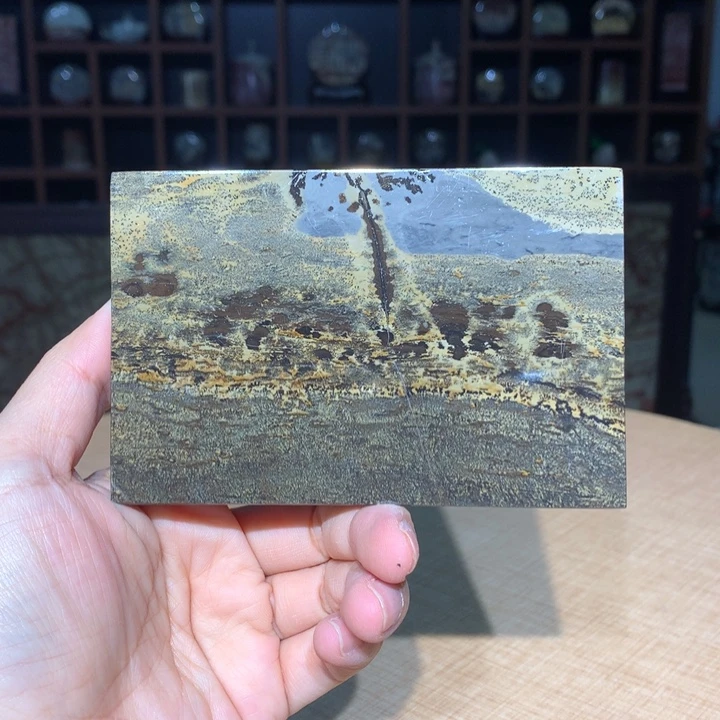 道***安广西国画石摆件，观赏收藏