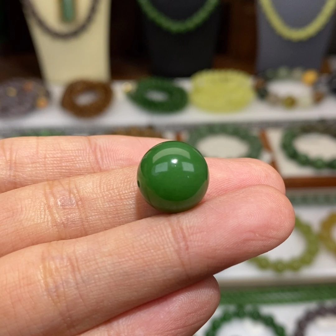 和田玉未镶嵌手串卡14