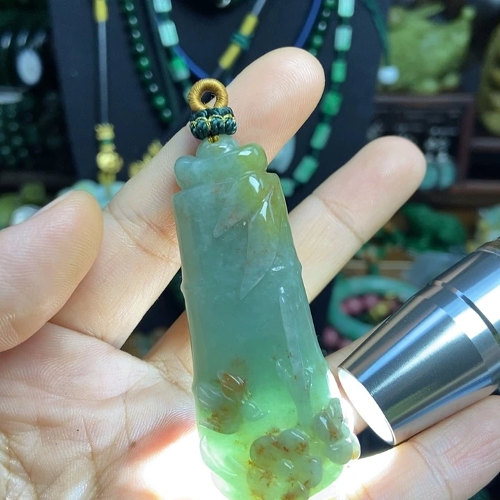 配饰胶块竹节喜上眉梢节节高