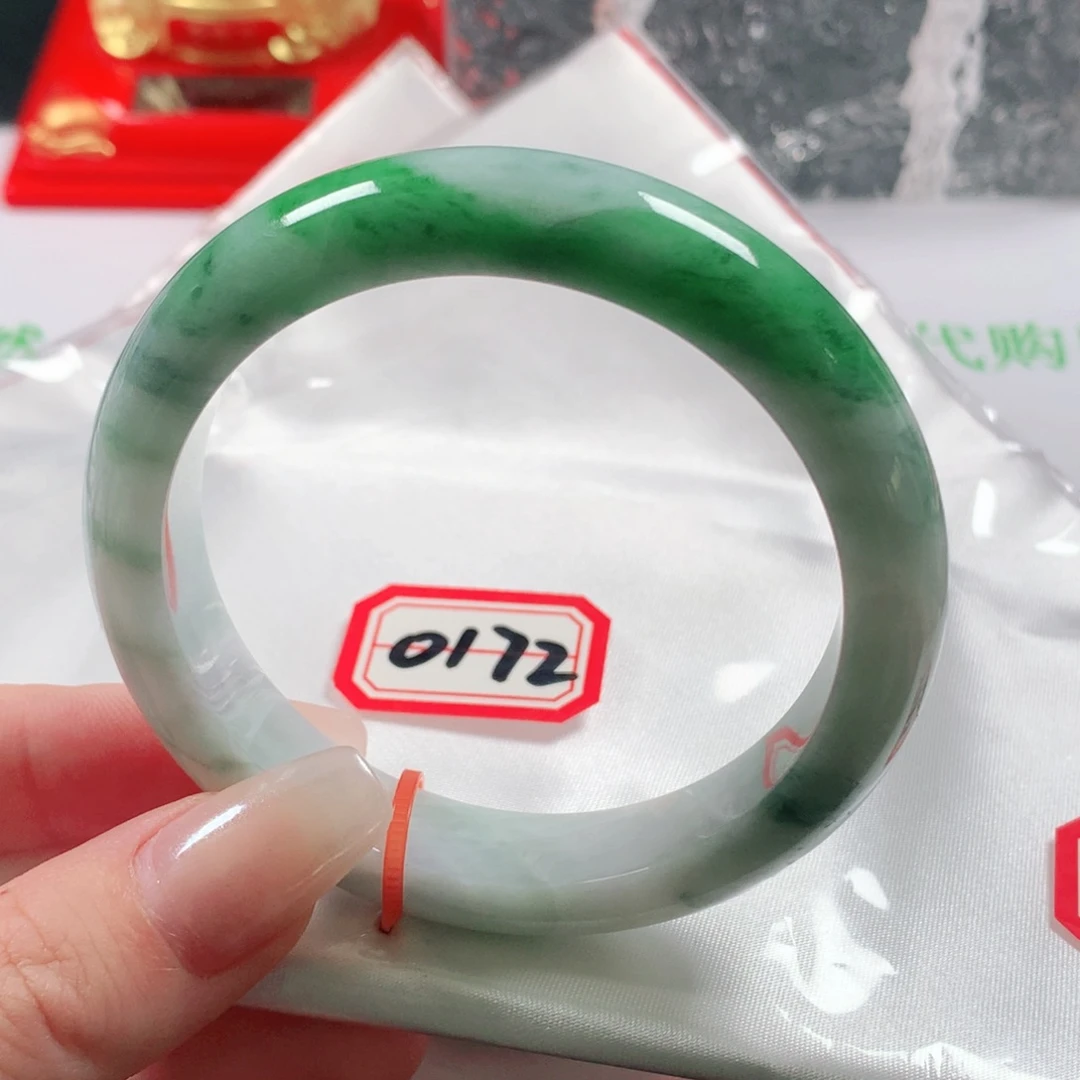 未镶嵌手镯翡翠天然翡翠手镯0172