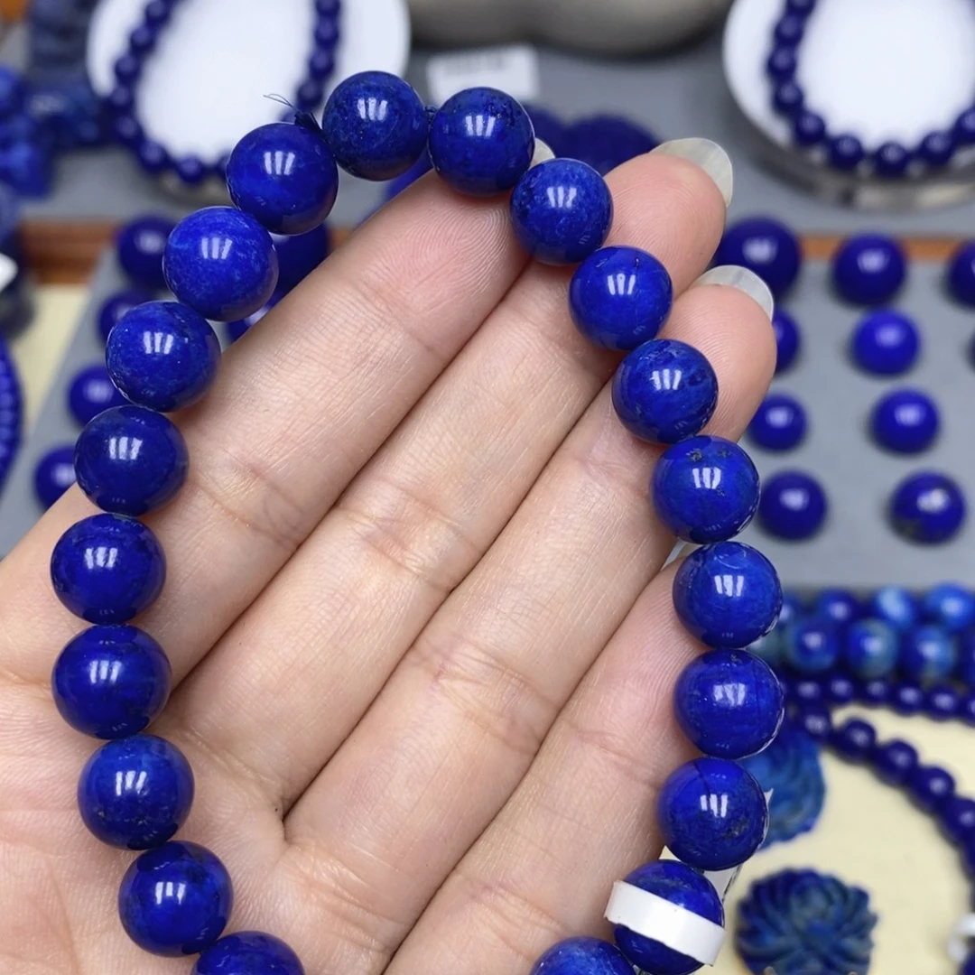 青金石未镶嵌手链9mm