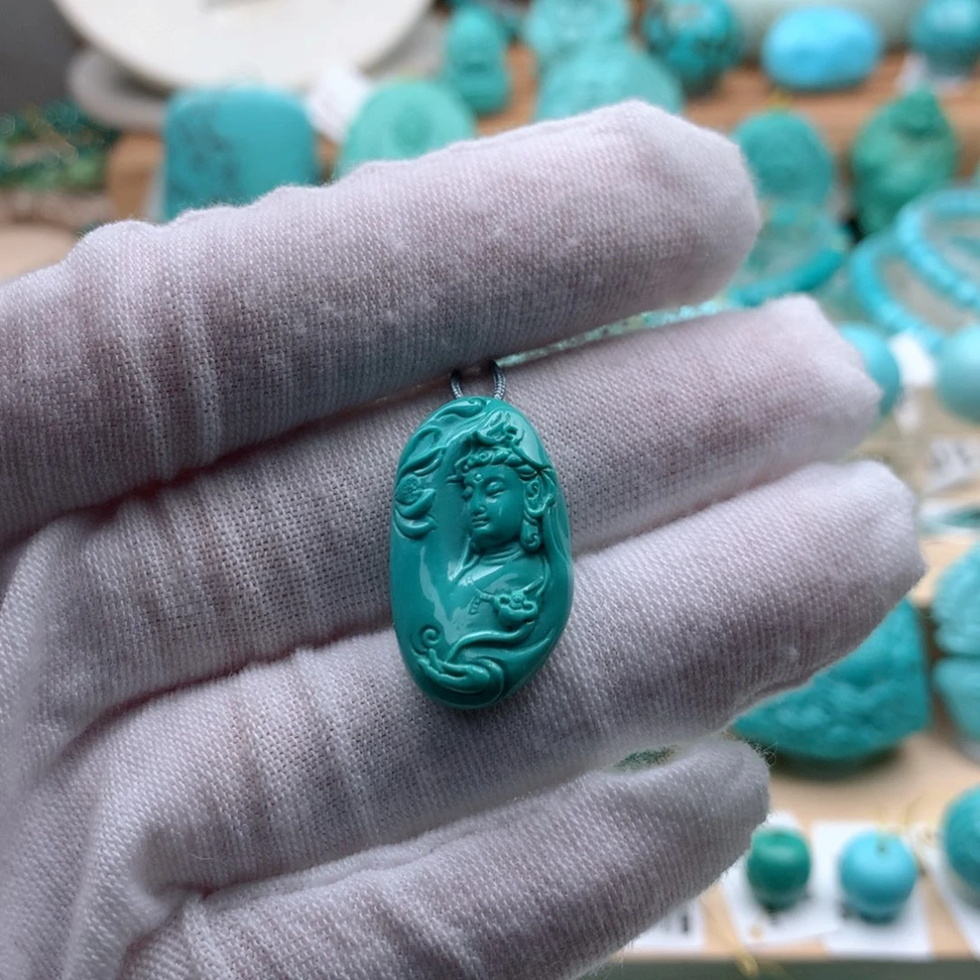 绿松石珠宝奇石未镶嵌