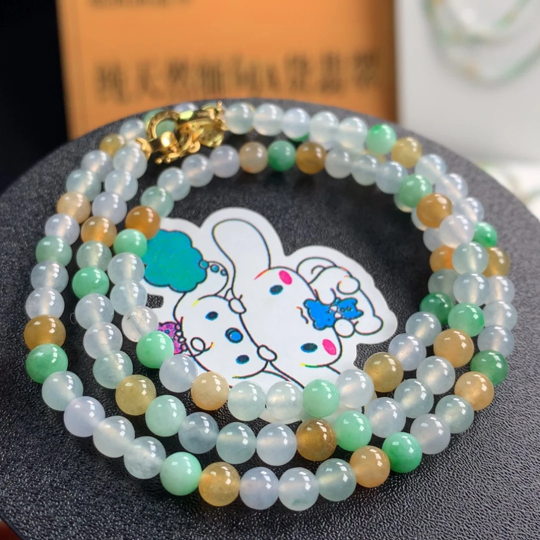 翡翠未镶嵌手链卡5