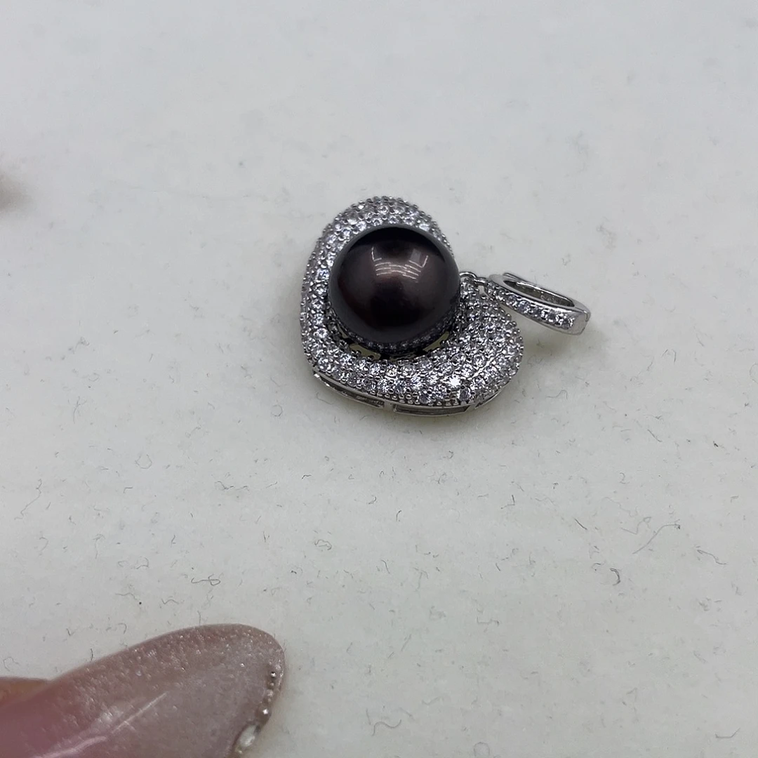 颈饰海水珍珠银S925镶嵌