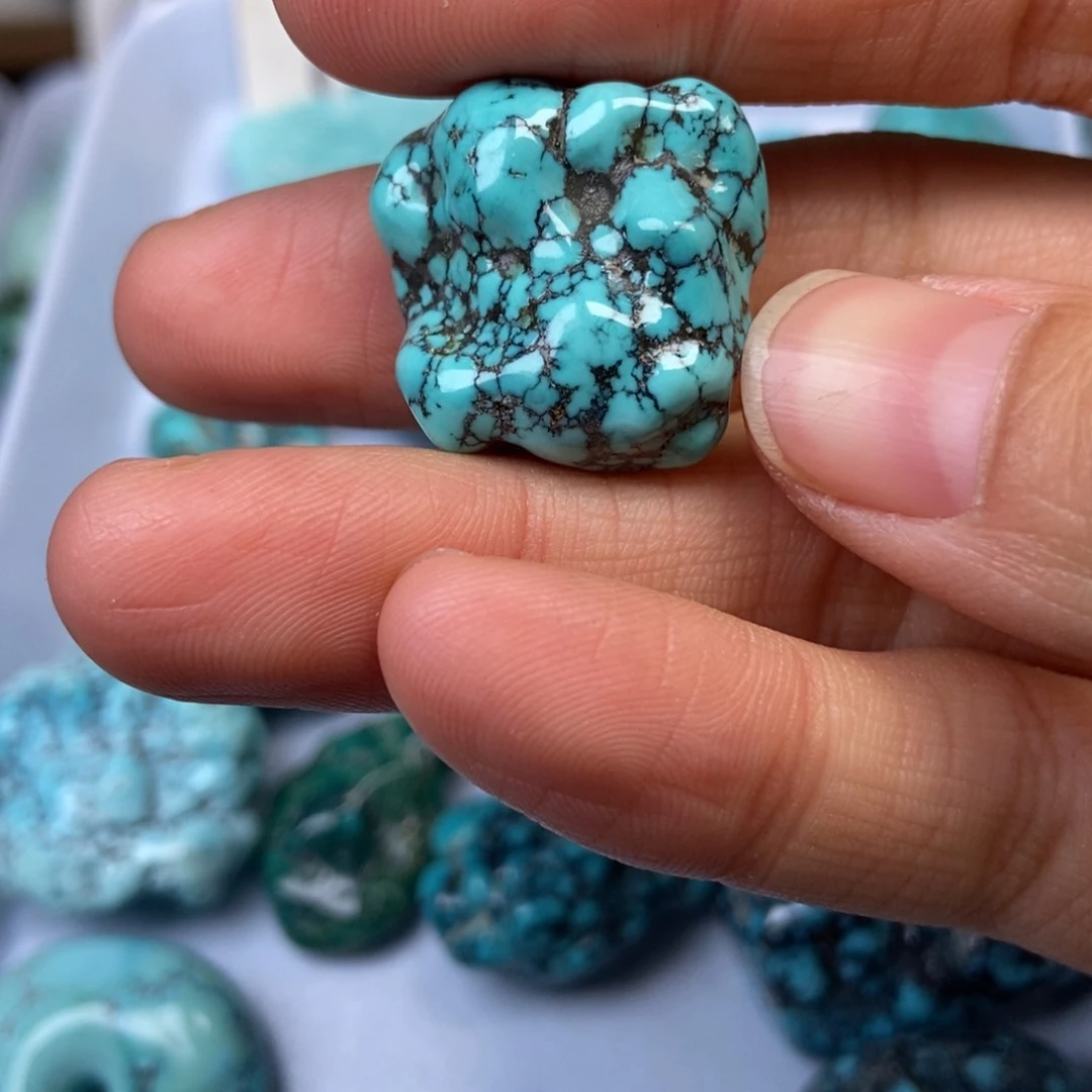 绿松石珠宝奇石未镶嵌