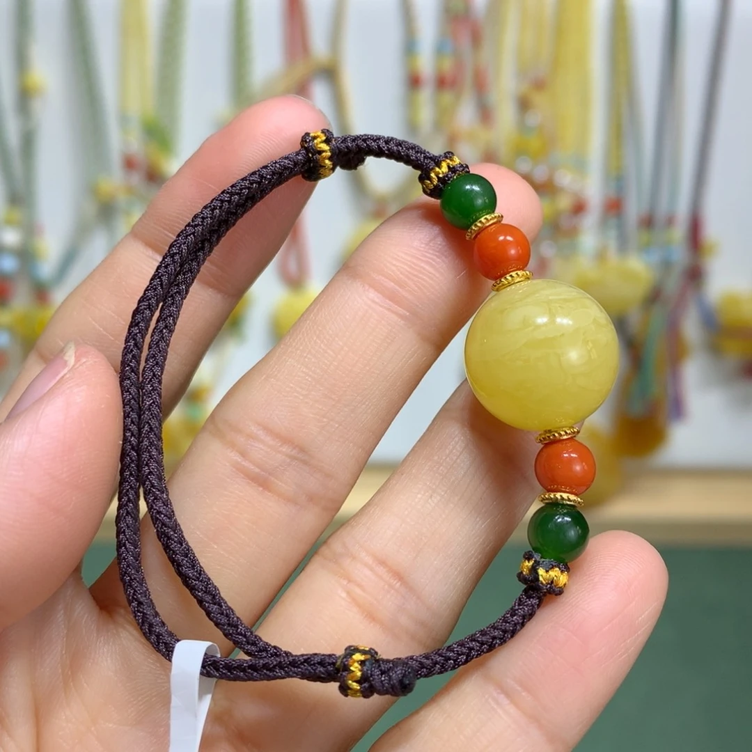 蜜蜡手链未镶嵌手绳