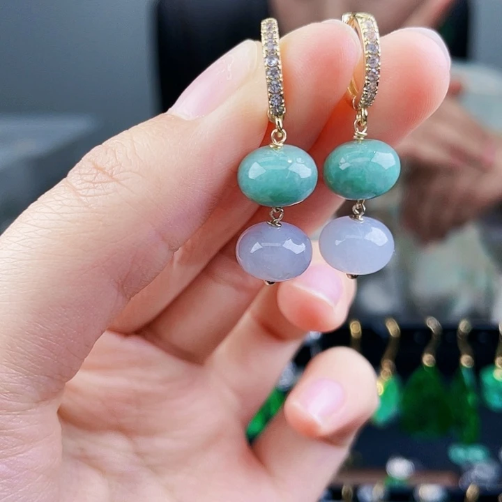 翡翠耳饰未镶嵌饰品