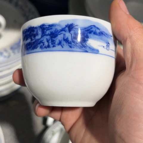 其他瓷手绘杯一个陶瓷