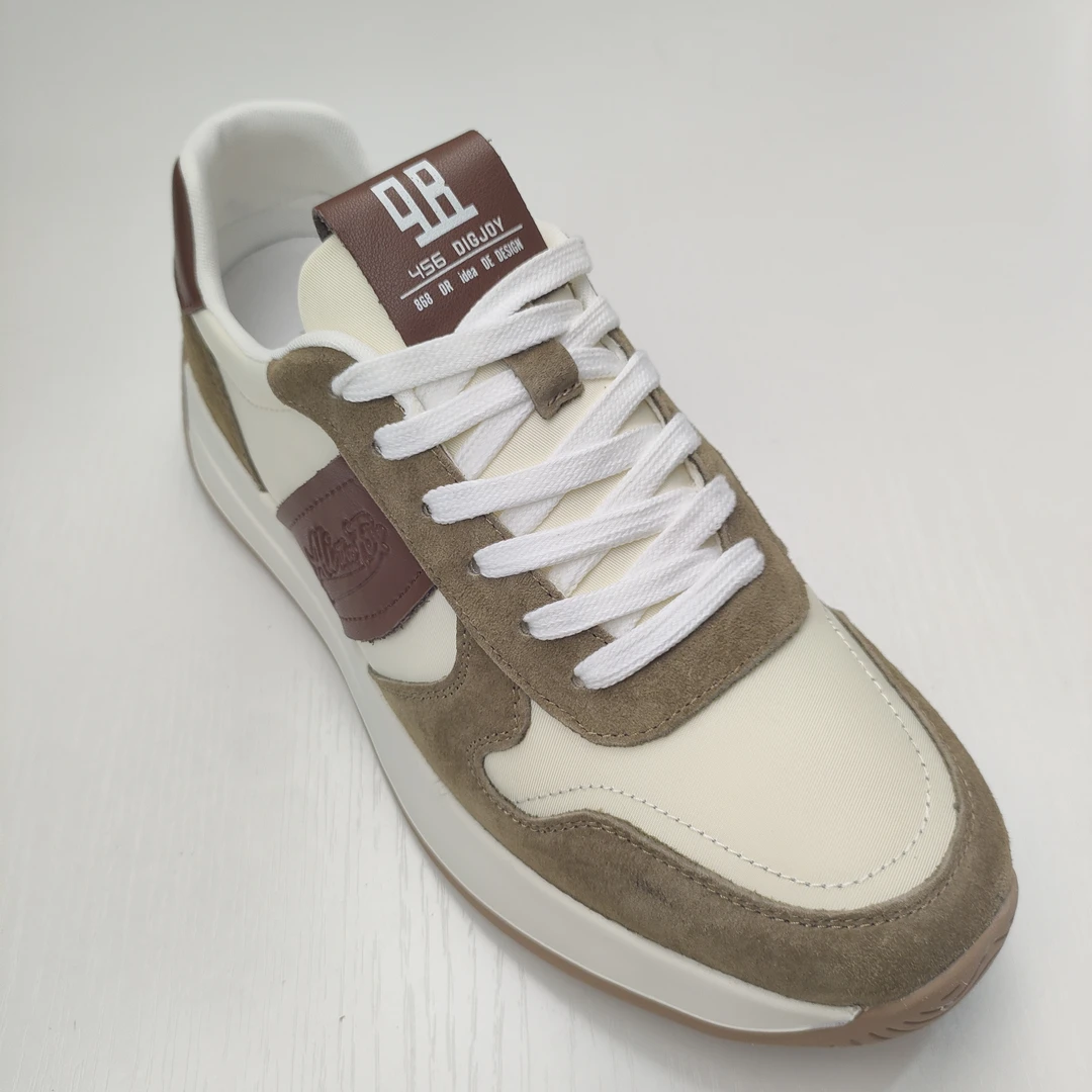 【N133】甄选男鞋推荐 15522白卡其 时尚百搭 潮流舒适男款