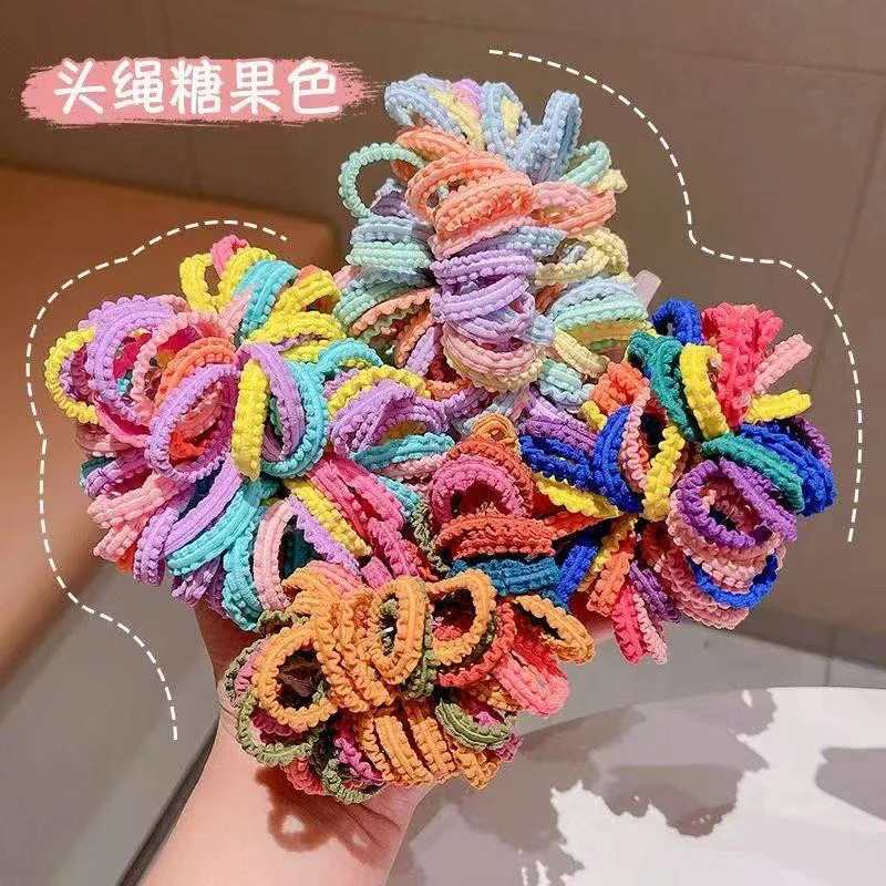 发圈手工编织头绳刺绣发饰简约发绳头饰