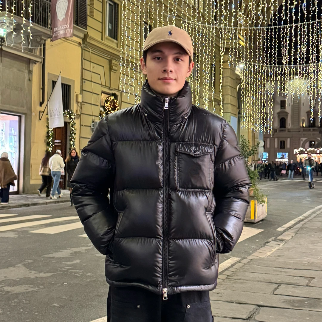 2025意大利M家彩条羽绒服