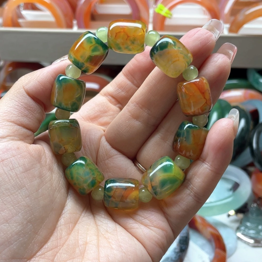 玛瑙/玉髓未镶嵌手链